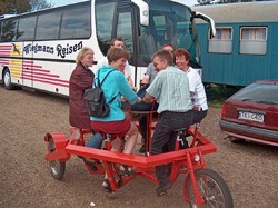 Konferenzfahrrad im Schmilau.