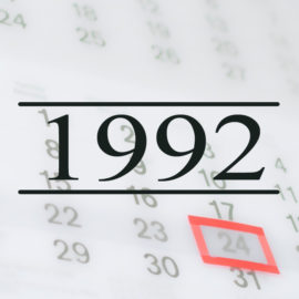 Jahresrückblick 1992