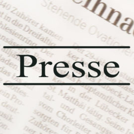 Ankündigung zum Weihnachtskonzert 2016 im “Lübecker Wochenspiegel”