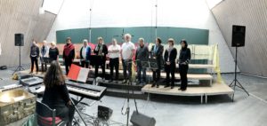 Twice A Year beim Einsingen