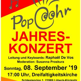 Best of Blockbuster & Broadway: PopcOhr lädt zum Jahreskonzert 2019