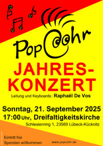 Einladung Jahreskonzert 2025
