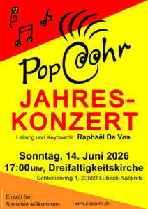 Einladung Jahreskonzert 2026