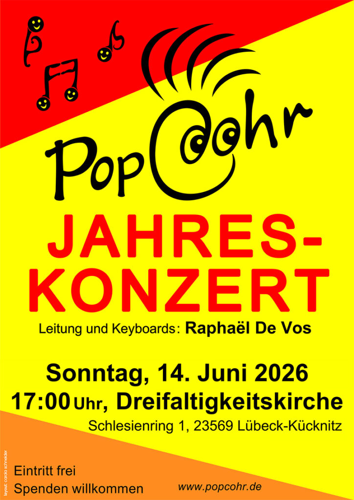 Einladung Jahreskonzert 2026